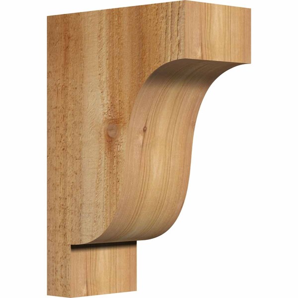 Ekena Millwork Newport Rough Sawn Corbel, Western Red Cedar, 4"W x 8"D x 12"H COR04X08X12NEW00RWR - main